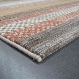 The Rug Shop UK Multi Luxurious Modern Easy to clean Machine Made Striped Area Rug - Size: 160 cm x 230 cm - thumbnail 6