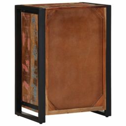 Berkfield Home Drawer Cabinet Multicolour 50x35x70 cm Solid Wood Reclaimed in Black - Size: 50 x 35 x 70 cm - thumbnail 6