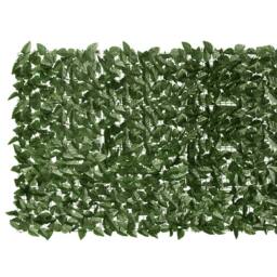 Berkfield Home Balcony Screen with Dark Green Leaves 200x100 cm - thumbnail 3
