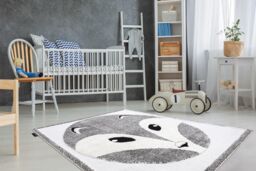 RugsX Modern Children's Rug in Grey - Size: 120 cm x 170 cm - thumbnail 4