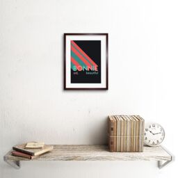 "Artery8 Wall Art Print Scottish Word Definition Bonnie Beautiful Scots Scotland Framed Art in Brown - Size: W7"" x H9""" - thumbnail 2