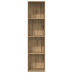 Berkfield Home Book Cabinet/TV Cabinet Old Wood 36x30x143cm Engineered Wood in Brown - Size: 36 x 30 x 143 cm - thumbnail 5