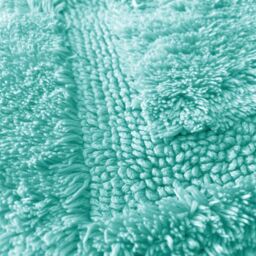 Allure Bath Fashions Bamboo Cotton Non-Slip Bath Mat in Duck Egg Blue - thumbnail 2