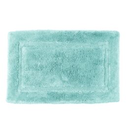 Allure Bath Fashions Bamboo Cotton Non-Slip Bath Mat in Duck Egg Blue