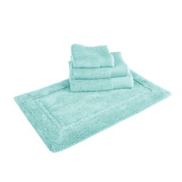Allure Bath Fashions Bamboo Cotton Non-Slip Bath Mat in Duck Egg Blue - thumbnail 4
