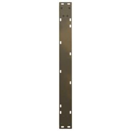 Berkfield Home Dining Table Legs V-Shape 2 pcs Natural Steel 80x(72-73.3) cm Steel in Brown - thumbnail 7