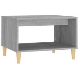 Berkfield Home Modern Coffee Table Grey Sonoma 60x50x40 cm Engineered Wood - Size: 60 x 50 x 40 cm - thumbnail 3