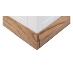 Cabinet Bits Tropea Off-White 1 Drawer TV Cabinet Brass Drop Handle - thumbnail 6
