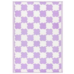 Furn Check Outdoor/Indoor Rug in Lilac - Size: 120 cm x 180 cm - thumbnail 3