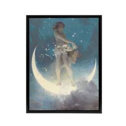 "Artery8 Edwin Blashfield Spring Scattering Scars Framed Canvas Wall Art Print in Blue - Size: W12"" x H16""" - thumbnail 1
