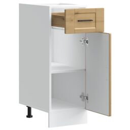 Berkfield Home Kitchen Base Cabinet¬†Porto Artisan Oak Engineered Wood in Brown - thumbnail 5