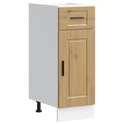Berkfield Home Kitchen Base Cabinet¬†Porto Artisan Oak Engineered Wood in Brown - thumbnail 2