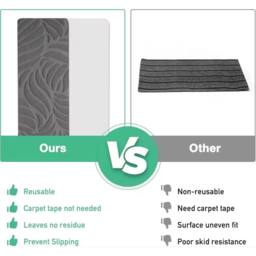 SPETLEK 15 Pcs Non-Slip Stair Pads for Home Safety & Decor Grey - thumbnail 5