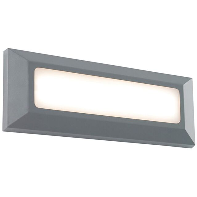 Loops Outdoor IP65 Pathway Guide Light - Direct 3W Warm White LED - Gray ABS Plastic - image 1