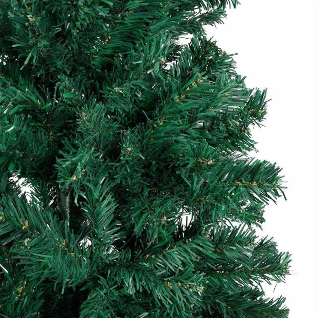 Berkfield Home Beautiful Artificial Pre-lit Christmas Tree with Ball Set Green 1 - image 1