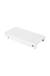 Living and Home 80 x 40cm Home Office Foldable Computer Desk with Adjustable Foot Pads in White - Size: 80 x 40 cm - thumbnail 6
