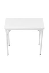 Living and Home 80 x 40cm Home Office Foldable Computer Desk with Adjustable Foot Pads in White - Size: 80 x 40 cm - thumbnail 4