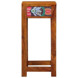 Berkfield Home Telephone Stand 35x35x75 cm Solid Wood Acacia in Brown - Size: 35 x 35 x 75 cm - thumbnail 5