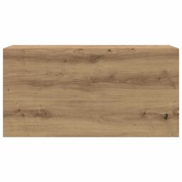 Berkfield Home Bathroom Wall Cabinet Artisan Oak 80x25x40 cm Engineered Wood in Brown - Size: 80 x 25 x 40 cm - thumbnail 5