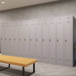 Phoenix Safe Company Personal locker in Grey with Electronic Lock, PL1133GGE, 137L - Size: 180 cm x 100 cm - thumbnail 8