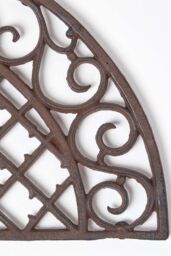 Homescapes Brown Half Moon Parisian Cast Iron Doormat - Size: 34 cm x 66 cm - thumbnail 2