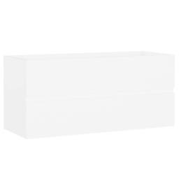 Berkfield Home Sink Cabinet White 100x38.5x45 cm Engineered Wood - thumbnail 3