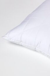 Homescapes Luxury Hypoallergenic Bamboo Pillow for Back Sleepers in White - thumbnail 4