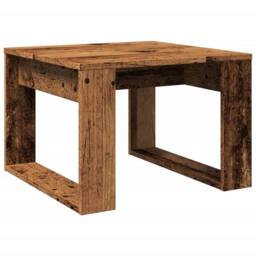 Berkfield Home Side Table Old Wood 50x50x35 cm Engineered Wood in Brown - Size: 50 x 50 x 35 cm - thumbnail 6