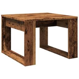 Berkfield Home Side Table Old Wood 50x50x35 cm Engineered Wood in Brown - Size: 50 x 50 x 35 cm - thumbnail 3