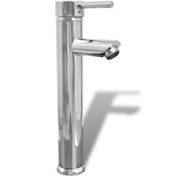 Berkfield Home Bathroom Basin with Mixer Tap Ceramic Round White - thumbnail 6