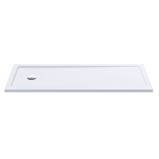 Balterley Low Profile Rectangular Shower Tray Bath Replacement Resin 170x70cm in White - Size: 170x70 cm - image 1