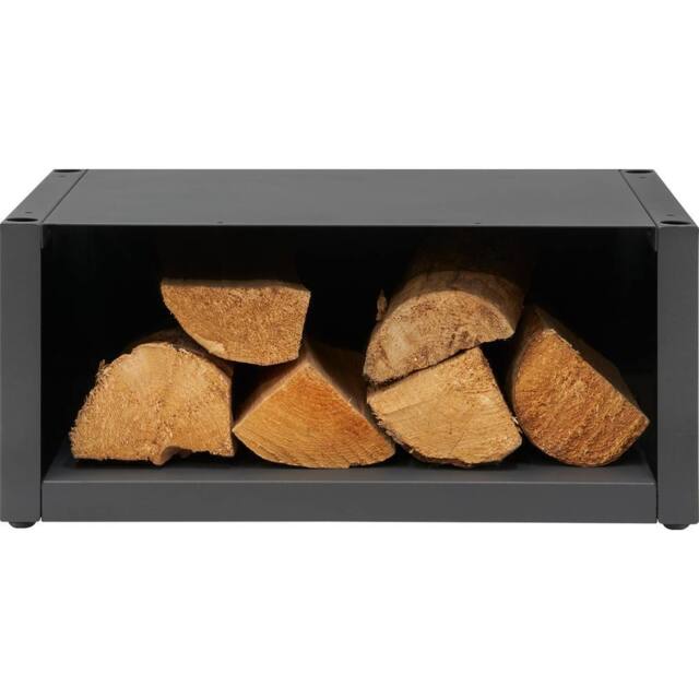 OKO Bio Ethanol Fires OKO S1/S2 Bio Ethanol Stove Log Store in Charcoal Grey - image 1