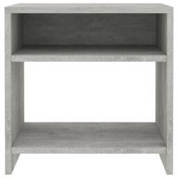 Berkfield Home Elegant Bedside Cabinets 2 pcs Concrete Grey 40x30x40 cm Engineer - Size: 40 x 30 x 40 cm - thumbnail 4