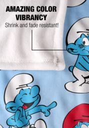 The Smurfs All Over Silky Touch Super Soft Throw Blanket 152 X 127 cm in White - thumbnail 4