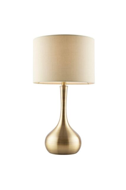 Netlighting Piccadilly Table Touch Lamp Soft Brass E14 in Gold - image 1