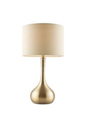 Netlighting Piccadilly Table Touch Lamp Soft Brass E14 in Gold - thumbnail 1