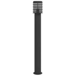 Berkfield Home Outdoor Floor Lamps 3pcs Black 110cm Stainless Steel - thumbnail 4