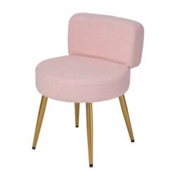 EONLION Dressing Table Stool Chair Makeup Seat in Pink - Size: 100 cm - thumbnail 3