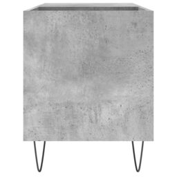 Berkfield Home Record Cabinet Concrete Grey 85x38x48 cm Engineered Wood - Size: 85 x 38 x 48 cm - thumbnail 5