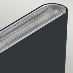 Netlighting Jens Outdoor Modern Wall Lamp Black 3000 5700K IP65 - thumbnail 2