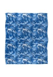 JQ Licensing Jl-Jp-Jq Sailfish Tiki Fishing Pattern 2 Silky Touch Super Soft Throw Blanket 152 X 127 cm in White - thumbnail 1