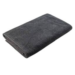 ARTG Bordered Bath Towel in Dark Grey - thumbnail 2