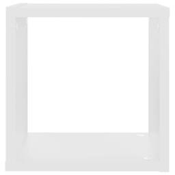 Berkfield Home Wall Cube Shelves 4 pcs White 26x15x26 cm - Size: 26 x 15 x 26 cm - thumbnail 8