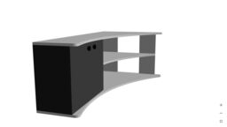 "Destina Home Termera Corner TV Stand Reversible Entertainment Center for 60"" TVs in Light Brown - Size: 1 Pack" - thumbnail 7