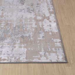 Livabliss Lustro-Abstract Beige Grey Off-White Modern Marble Living Rug - Size: 160 cm x 220 cm - thumbnail 5