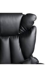 Living and Home Ergonomic High Back Office Chair with Footrest and Casters in Black - thumbnail 7