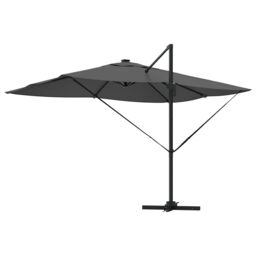 Berkfield Home Cantilever Roma Parasol with LEDs Anthracite 352x251x265 cm Aluminium - Size: 352 x 251 x 265 cm - thumbnail 7