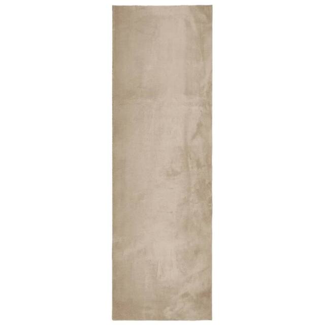 Berkfield Home Rug HUARTE Short Pile Soft & Washable Sand 80x250 cm in Light Sand - Size: Medium - image 1
