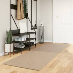 Berkfield Home Rug HUARTE Short Pile Soft & Washable Sand 80x250 cm in Light Sand - Size: Medium - thumbnail 2