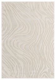 Desire Rugs Vellure Modern Living Room Area Rug Embossed Metallic Sheen Marble in Cream - Size: 60 cm x 220 cm - thumbnail 2